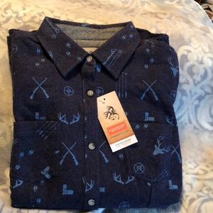 Legendary large flannel long sleeve shirt